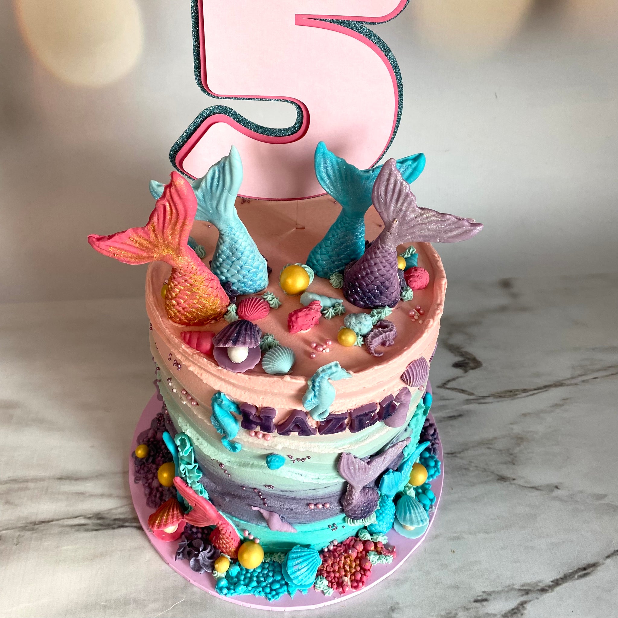 Mermaid Tails Cake | Happy Birthday Cakes for Girls Delivery KL/PJ