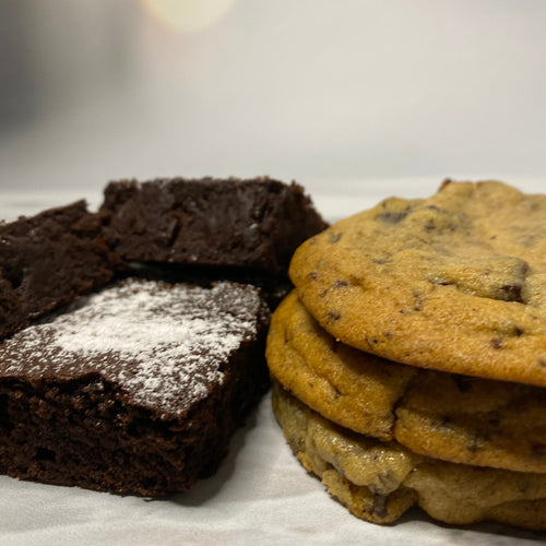 Vegan Box of 6 Brownies & Cookies - Eat With Etiquette